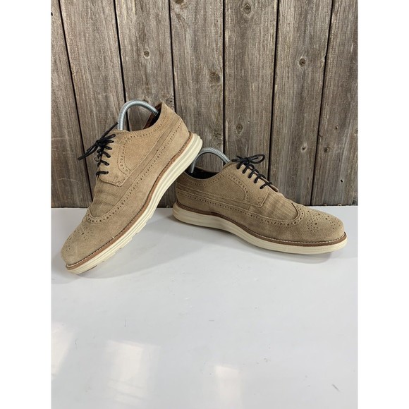 Cole Haan Grand OS Zerogrand Brown Oxford Wingtip Shoes Men's Size 8.5 C27431 - Picture 6 of 9